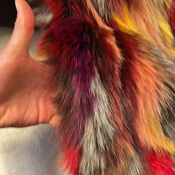 ONE OF A KIND! Alpha Industries Year of the Rooster fur bomber jacket - Picture 13 of 17